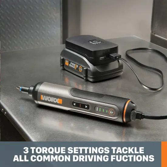 Worx WX240L 4V 3-Speed Cordless Screwdriver {5}