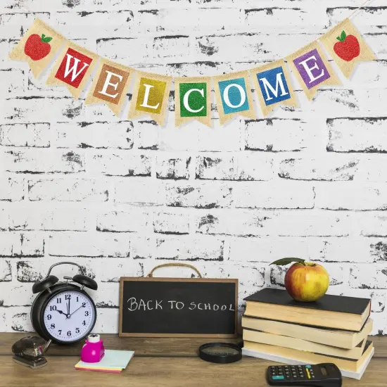 Welcome Banner for Back to School Decorations {5}