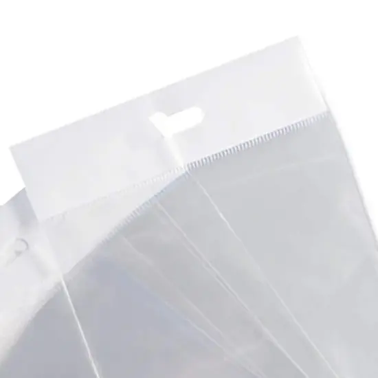 Heavy Duty Cello Bags with Header 4" x 6" 1.6 mil Thickness {4}