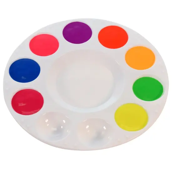 Sax Liquid Washable Watercolor Paint, 8 Ounces, Assorted Fluorescent Colors, Set of 8 {6}