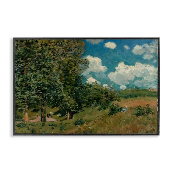 Stupell Industries Classic Cloudy Landscape Framed Giclee Wall Art Design by Alfred Sisley {7}