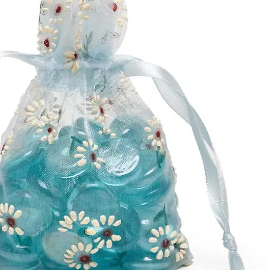 Printed Flat Organza Bag 3.5" x 5" Versatile Gift Packaging {4}