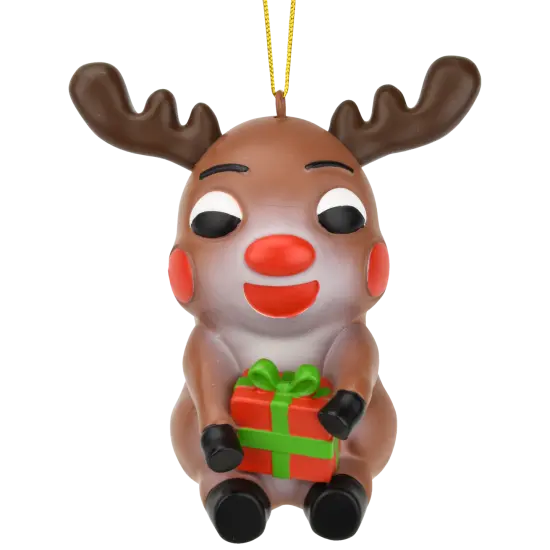 Tree Buddees Anime Reindeer Christmas Cartoon Character Ornament {3}