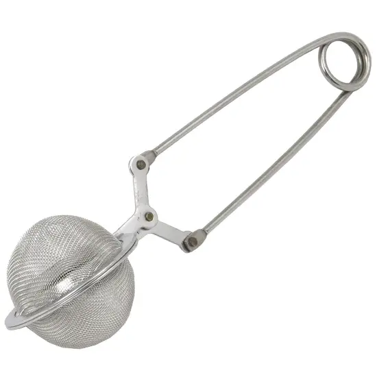 Chef Craft Stainless Steel Snap Mesh Ball Tea Infuser - Loose Leaf Tea Filter Strainer with Handle {1}