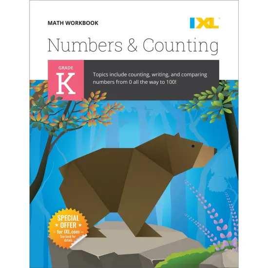IXL Numbers and Counting Kindergarten Workbooks, Math Book for Kids Ages 5-6, Mathematics Activities Covering How to Count, Write, and Compare up to 100 {1}
