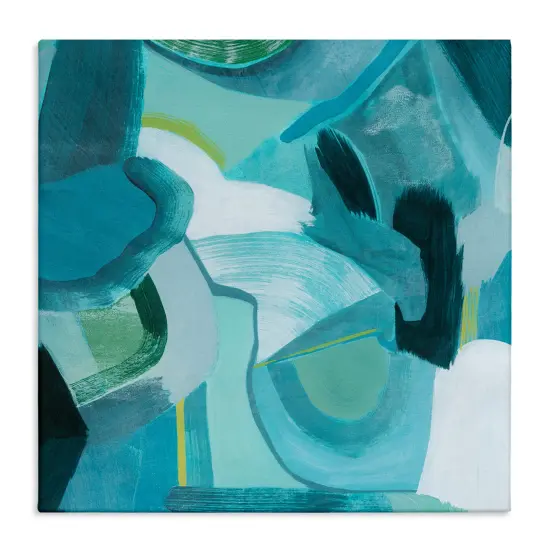 Stupell Industries Dynamic Cascading Shapes Canvas Wall Art Design by Grace Popp {1}