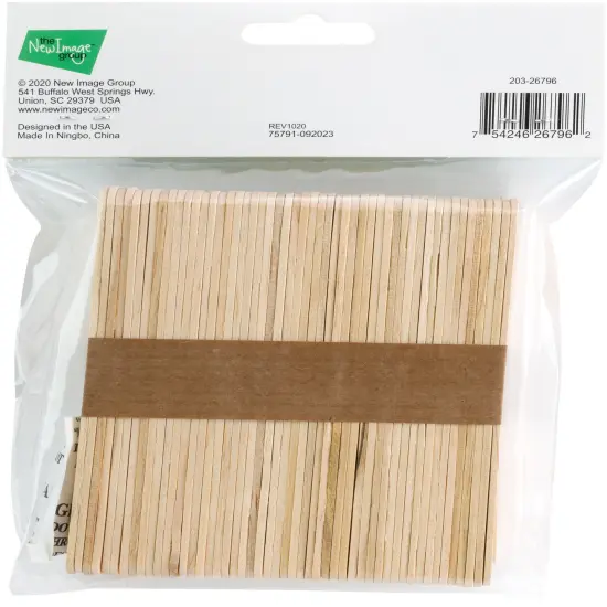 CousinDIY Craft Sticks 150/Pkg-Natural 4.5" {2}