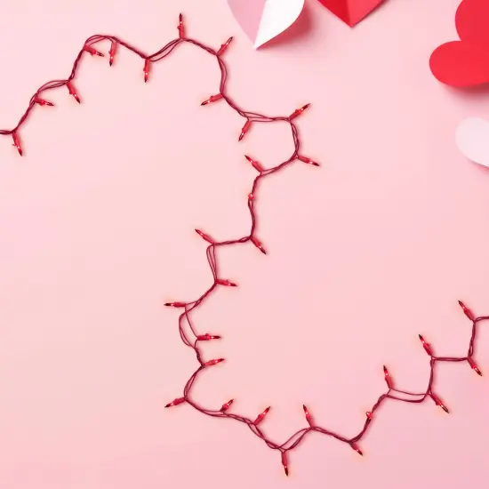 Northlight Mini Christmas Lights - Red -20' Red Wire - 100ct {5}