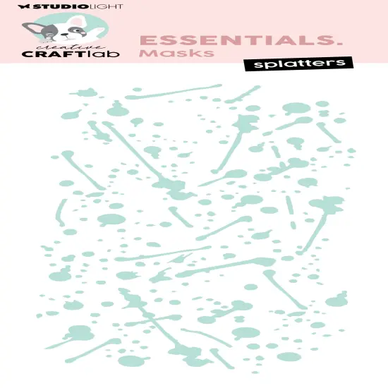 Studio Light Essentials Stencil 3.94"X8.27"-Splatters {1}