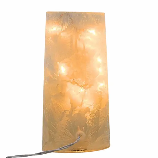 Stony Creek 10.0 Inch Snowman Friends Pre-Lit Vase Christmas Lighted Glass Accent , Christmas Decor Kitten Squirrel Bunny Deer {2}