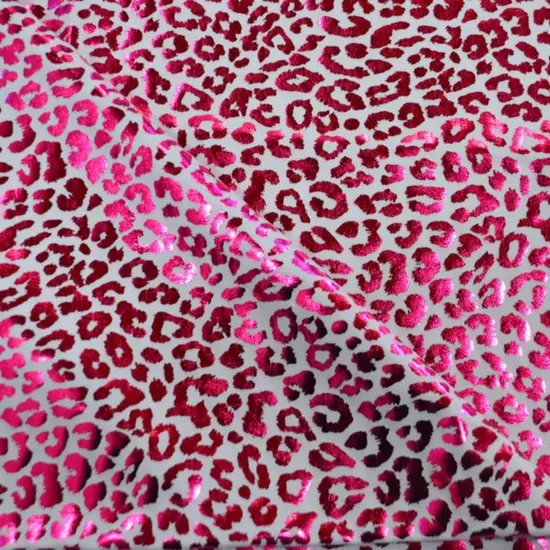 Cheetah Hologram Spandex 58/60" Wide 4 Way Stretch Dancewear Fabric Multiple Colors White Silver {5}