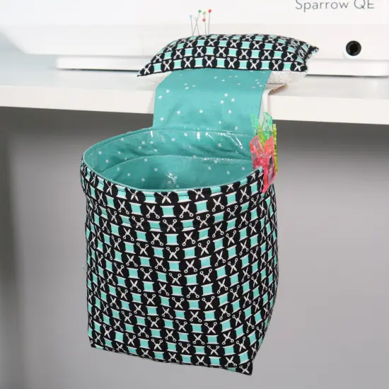 Crosscut Sewing Co.&reg; Pin Cushion & Thread Catcher Sewing Project Kit for Beginners with Fabric, Instructions and Video Spools {5}