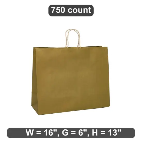 Metallic Shopping Bag Large 16" x 6" x 13" {1}
