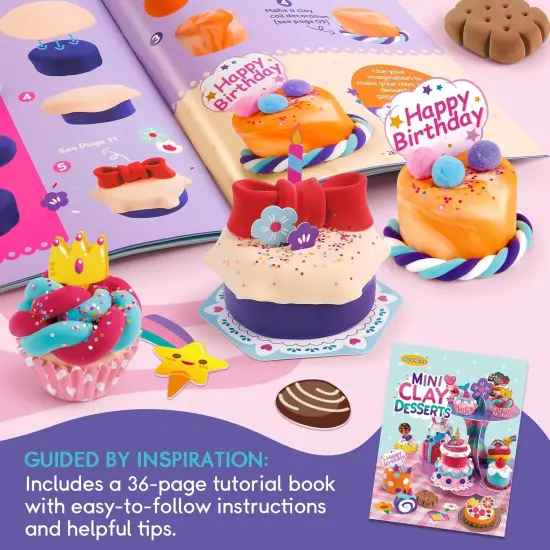 Craft Kits for Kids Make Your Own Mini Desserts with Air Dry Clay {3}