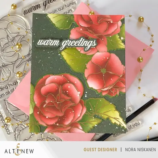 Build-A-Garden: Frilly Begonia & Add-on Die Bundle {5}