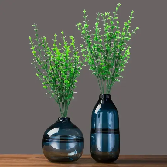 Artificial Eucalyptus Stems Plants Greenery Decor Leaves {7}