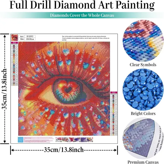 Eyes Diamond Painting Kits for Adults Beginners {4}