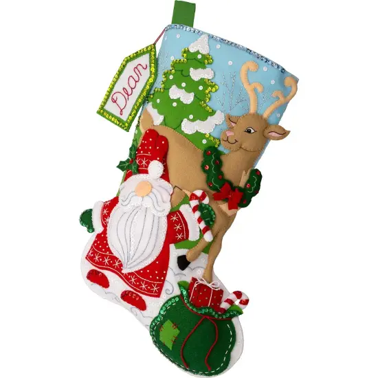 BucillaGnomes Snowy Surprise Stocking Kit Multi {1}
