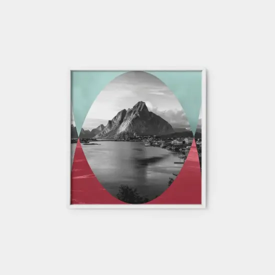 Custom Square Photo Collage Card {2}