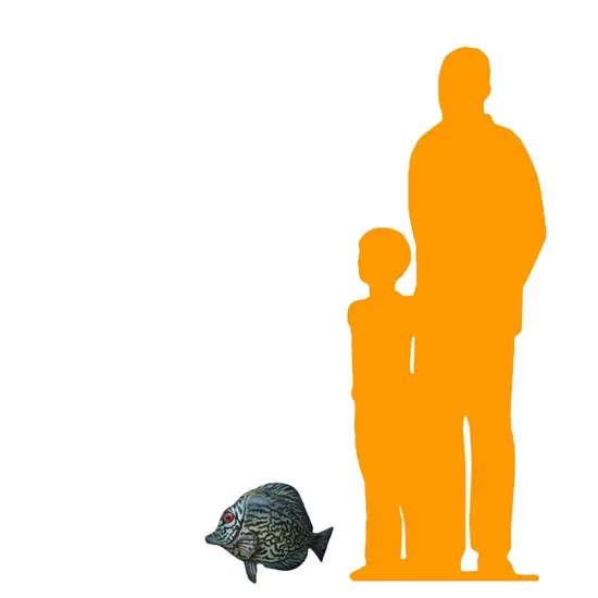 Discus Fish Statue {2}