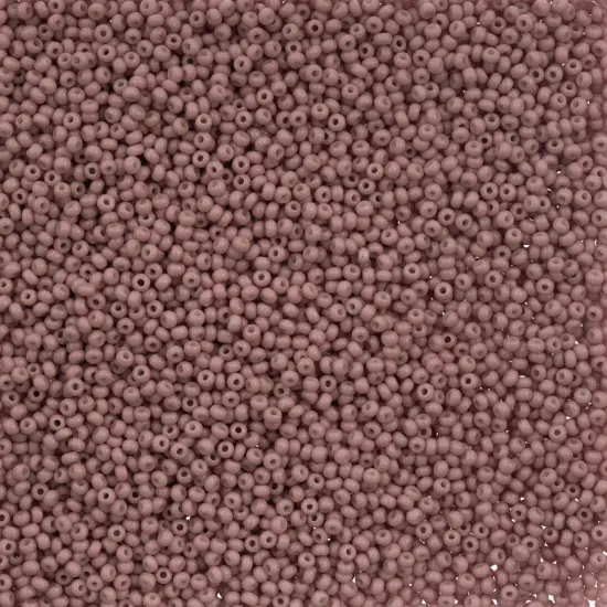 John Bead 11/0 Opaque Dyed Solgel Czech Glass Seed Beads, 250g Brown {1}