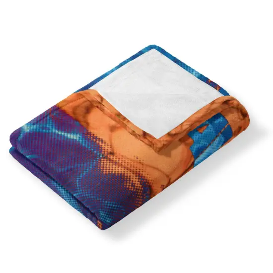 Universal Jaws Silk Touch Throw Blanket Neon Poster {4}