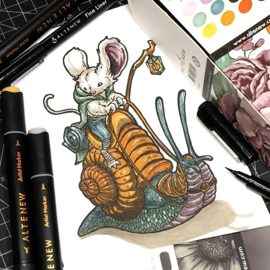 Space Garden Artist Alcohol Markers Set I {5}