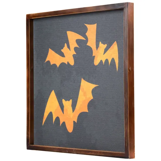 Northlight Halloween Bat Silhouettes Wall Hanging Decoration - 15.75" Black {5}