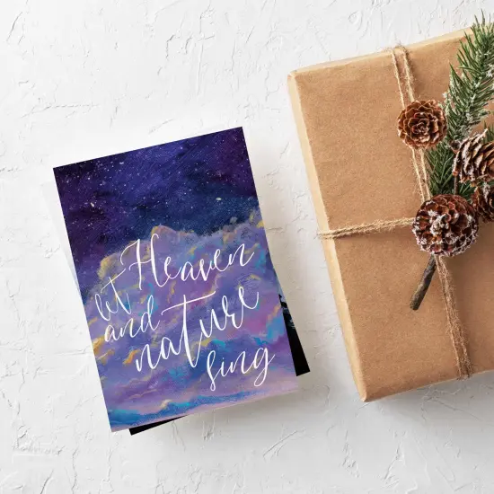 Religious Christmas Carol Cards - 24-Pack Spiritual Holiday Greeting Cards with 6 Inspiring Designs Featuring Beloved Hymns, Blank Inside for Personal Messages - Beautiful Faith-Based Stationery Set for Sharing Holiday Wishes {2}