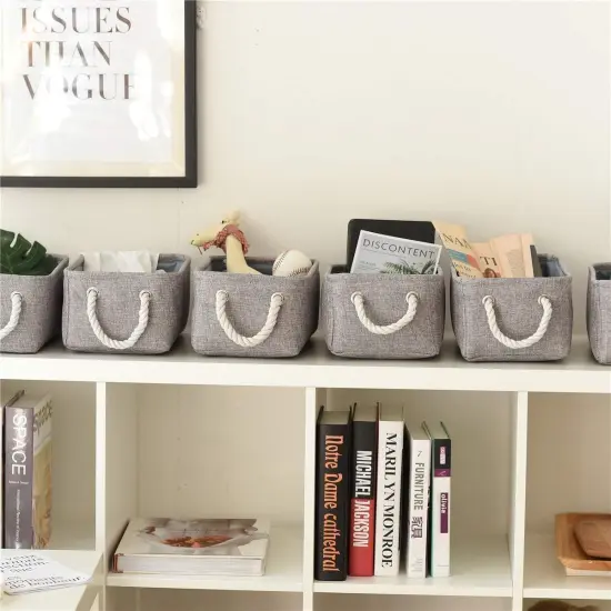 Storage Bins for Shelves (Gray) {4}