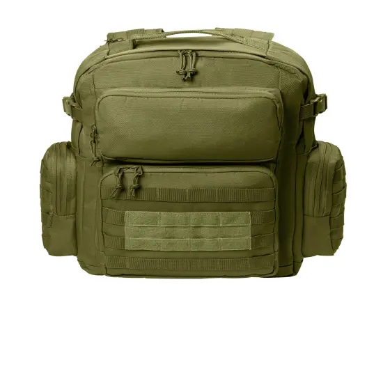 CornerStone&reg; Tactical Backpack with Laptop Sleeve and Patch Loop Panel Coyote Brown {4}