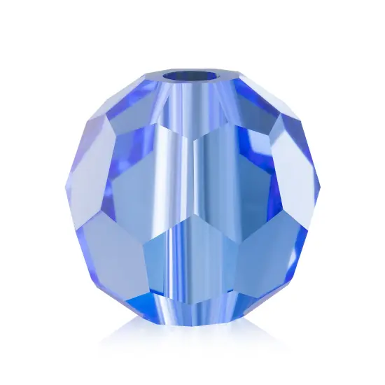 Preciosa 4mm Czech Glass Faceted Round Beads 40 Pieces Sapphire {1}