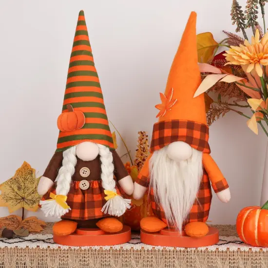Fall Decor Fall Gnomes Decorations - Table Centerpieces {1}