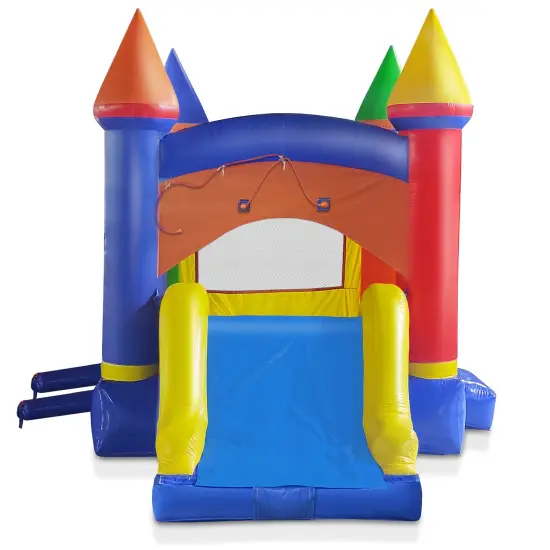 Cloud 9 Commercial Castle Bouncer with Slide and Water Misting System, Inflatable Bounce House for Kids {2}