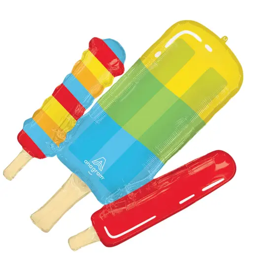 Anagram&reg; 34 Inch Pool Party Popsicle Foil Mylar Balloon {5}