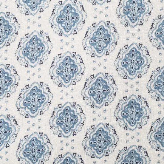 1 Yard Rayon Crinkle Crepon Apparel Fabric, Denim Blue, 50/52" Wide, Lightweight & Drapable {2}