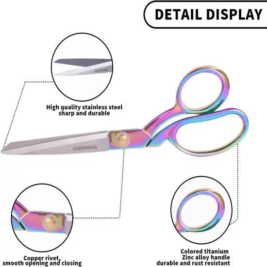 8"Fabric Scissors Sewing Scissors {3}