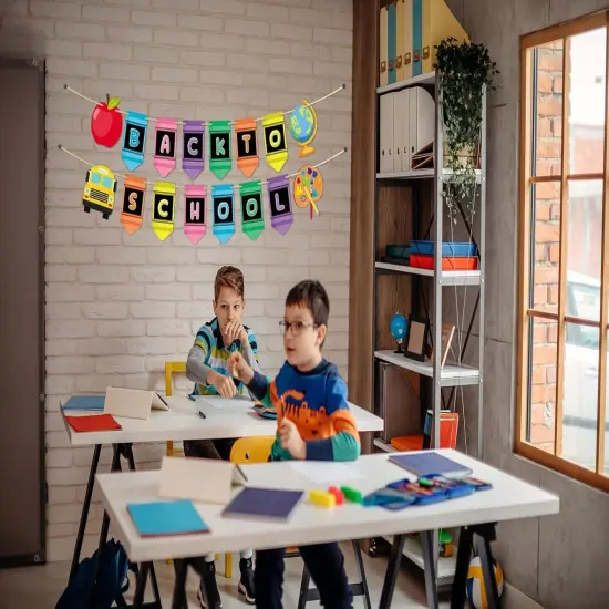 Back to School Banners for Classroom Decorations(Multicolor) {4}