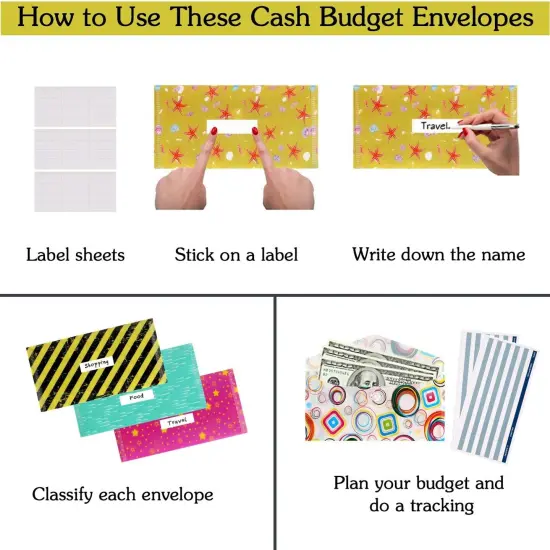 Cash Envelopes Plastic for Budget System {4}