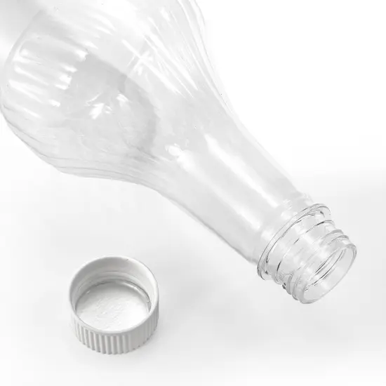 8 Pack 33 oz Plastic Soda Bottles with Caps {3}