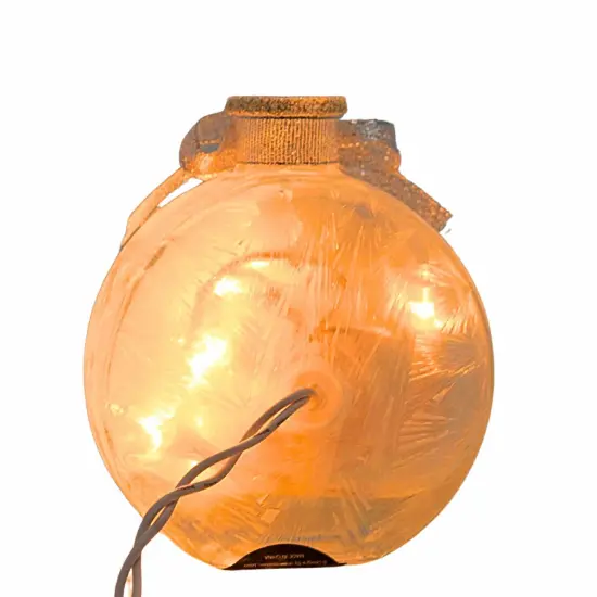 Stony Creek 4.5 Inch Soft Winter Fawn Round Jar Christmas Lighted Glass Accent , Christmas Decor Electric Pre-Lit SNOWMAN {2}