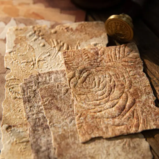 84 Sheets Textured & 3D Embossed Scrapbook Paper Set - Vintage {3}