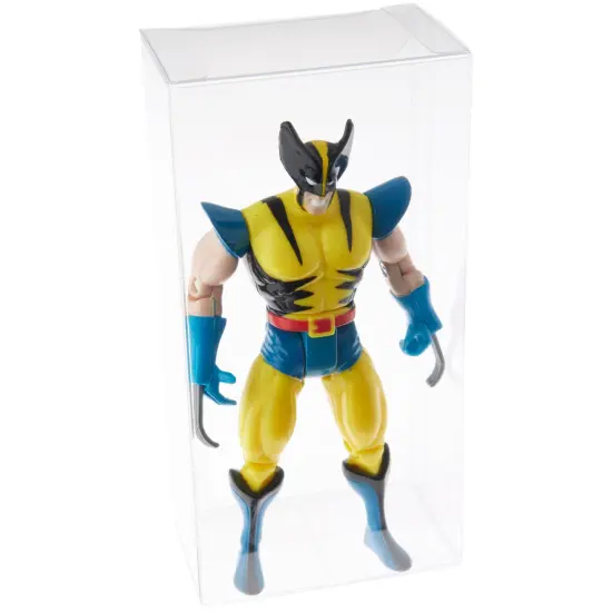 Plymor Clear Folding Action Figure Storage / Display Protector Box, 2.75" W x 1.75" D x 5.5" H, fits 4.25" -5" Figures {3}