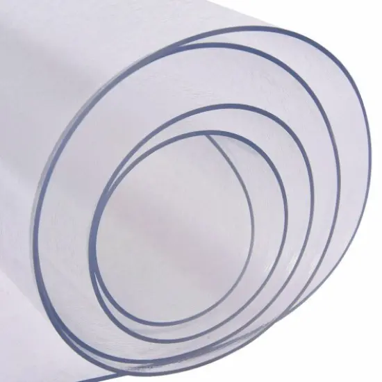 47" PVC Clear Chair Floor Mat Protect Floors from Chair Damage Wear and Tear Suitable for Hard Wood Floors {3}