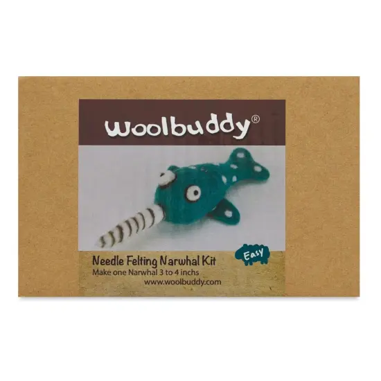 Woolbuddy Needle Felting Kit - Narwhal Kit {1}