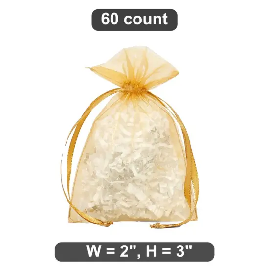 Standard Organza Bags 2&rdquo; x 3&rdquo; Elegant Gift Wrapping {1}