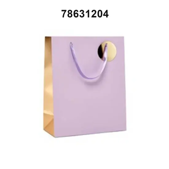 Two-Tone Euro Totes for Luxurious Packaging 10 1/4'' x 4 3/4'' x 12 5/8'' Iris {3}