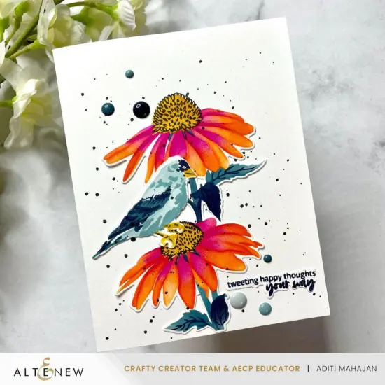 Dynamic Duo: Bird on Bloom & Add-on Die Bundle {2}