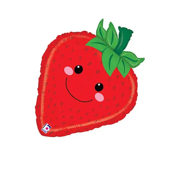 Betallic&reg; 26 Inch Produce Pals Strawberry Balloon {3}