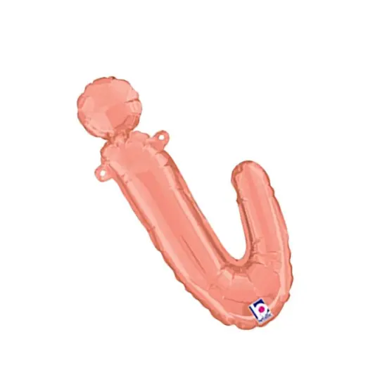 Betallic&reg; 14 inch Script Letter I Rose Gold Air Fill Only {6}